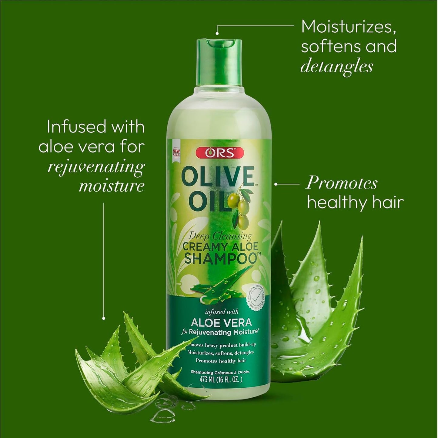 Olive Oil Moisture Restore Creamy Aloe Shampoo