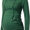 Maternity Hoodie Long Sleeves Shirts Casual Maternity Top Pregnancy Sweatshirt Casual Clothes