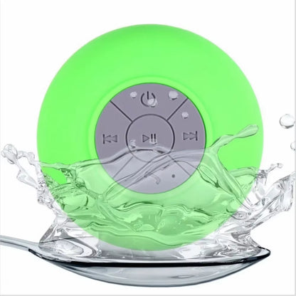 Mini Portable Bluetooth Speaker Powerful Suction-Cup Built-In Microphone Bluetooth Speaker for Phone Shower Gift