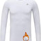 Youth Boys Compression Thermal Shirt Long Sleeve Fleece Baselayer Soccer Baseball Undershirt