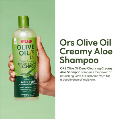 Olive Oil Moisture Restore Creamy Aloe Shampoo