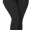 High Waist Corsets Compression Leggings for Women Tummy Control,Pockets Yoga Pants with Waist Trainer Attached Black